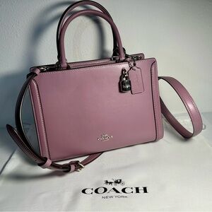 COACH Outlet: Lilac Glove-Tanned Leather Small Purse